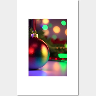 Christmas Baubles 2 Posters and Art